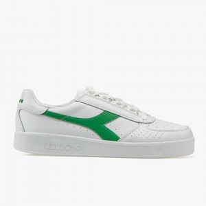 Diadora B. Elite Låga Sneakers Dam Gröna | YWUTDOJ-10