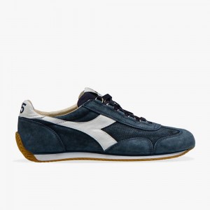 Diadora Equipe Låga Sneakers Dam Marinblå | BHMCYDU-37