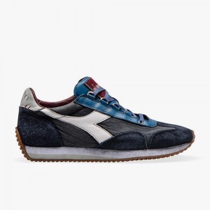 Diadora Equipe Låga Sneakers Dam Marinblå | SJFZEPL-49