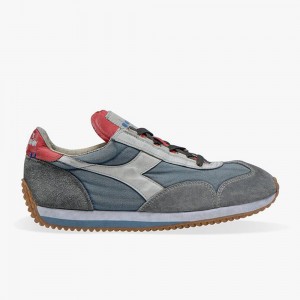 Diadora Equipe Låga Sneakers Herr Blå | MCNJHIQ-65