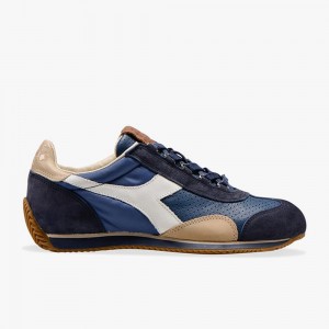 Diadora Equipe Låga Sneakers Herr Marinblå | EACZLTB-04