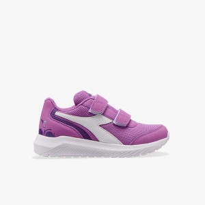 Diadora Falcon Löparskor Barn Lila | SGQNBVZ-95