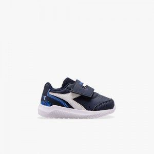 Diadora Falcon Löparskor Barn Marinblå | SGOYFWT-93