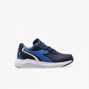 Diadora Falcon Löparskor Barn Marinblå | UEGBXRV-91