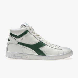 Diadora Game Höga Sneakers Dam Gröna | MZGBNWV-43