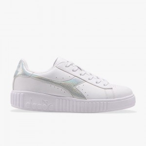 Diadora Game Låga Sneakers Barn Silver | GXTBRKO-76