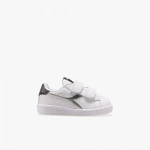 Diadora Game Låga Sneakers Barn Vita | QTHXNPM-53