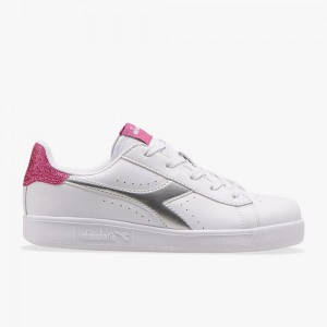 Diadora Game Låga Sneakers Barn Vita | RHSUJWN-84