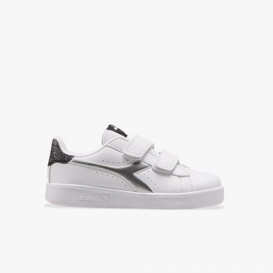 Diadora Game Låga Sneakers Barn Vita | YAOVFKL-51