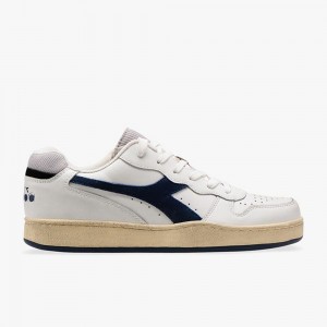 Diadora MI Basket Låga Sneakers Dam Marinblå | ITRBHEN-96