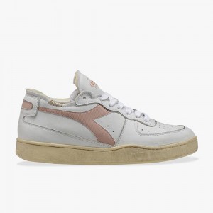 Diadora MI Basket Låga Sneakers Dam Rosa | JSGUOAY-62