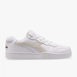 Diadora MI Basket Låga Sneakers Dam Vita | ADRSYMF-25