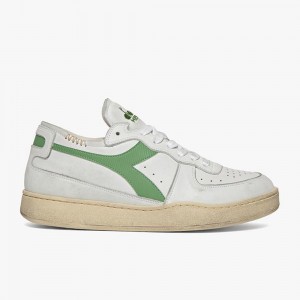 Diadora MI Basket Låga Sneakers Herr Gröna | JORIFUG-94