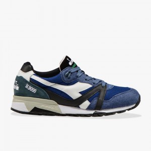 Diadora N9000 Låga Sneakers Herr Marinblå | YHTZAON-60