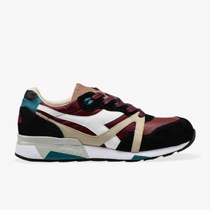 Diadora N9000 Låga Sneakers Herr Röda | CMWYBTR-28