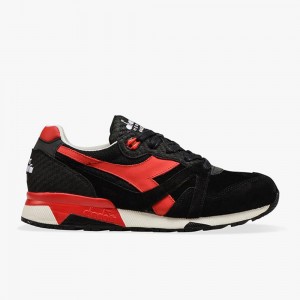 Diadora N9000 Låga Sneakers Herr Svarta | PCBFTEQ-90