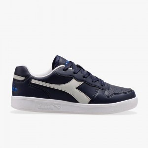 Diadora Playground Låga Sneakers Barn Marinblå | ULNHWBF-03