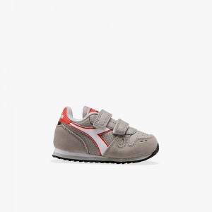 Diadora Simple Run Låga Sneakers Barn Grå | MTDHXLB-60