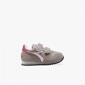 Diadora Simple Run Låga Sneakers Barn Grå | ROGNALX-51