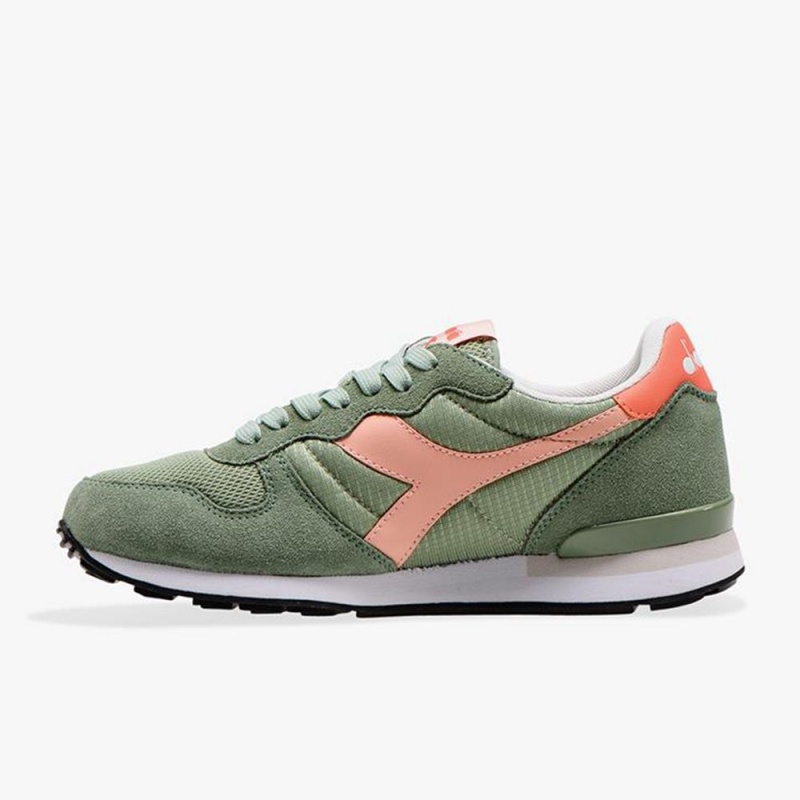 Diadora Camaro Låga Sneakers Dam Gröna | KDROLXN-92