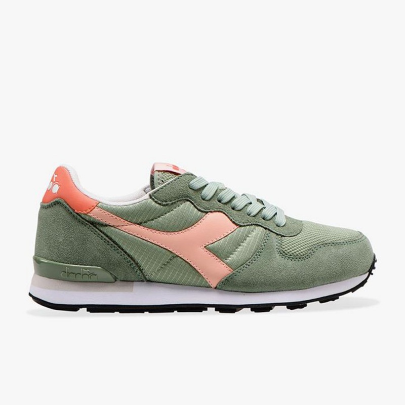 Diadora Camaro Låga Sneakers Dam Gröna | KDROLXN-92