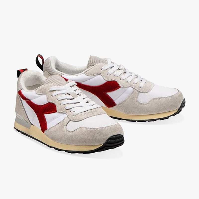 Diadora Camaro Låga Sneakers Dam Röda | KBFPWIL-76