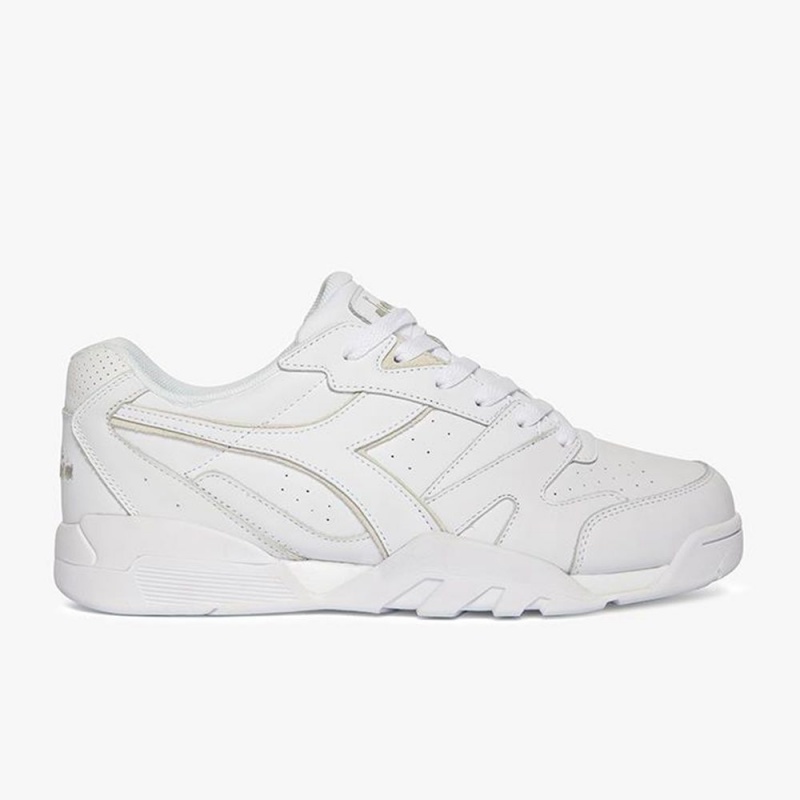 Diadora Cross Låga Sneakers Herr Vita | ACFRGWB-12