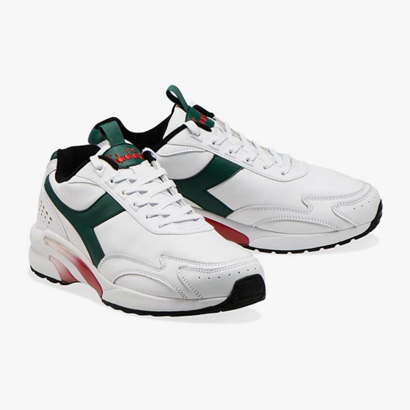 Diadora Distance Låga Sneakers Herr Vita | OTSZMED-69