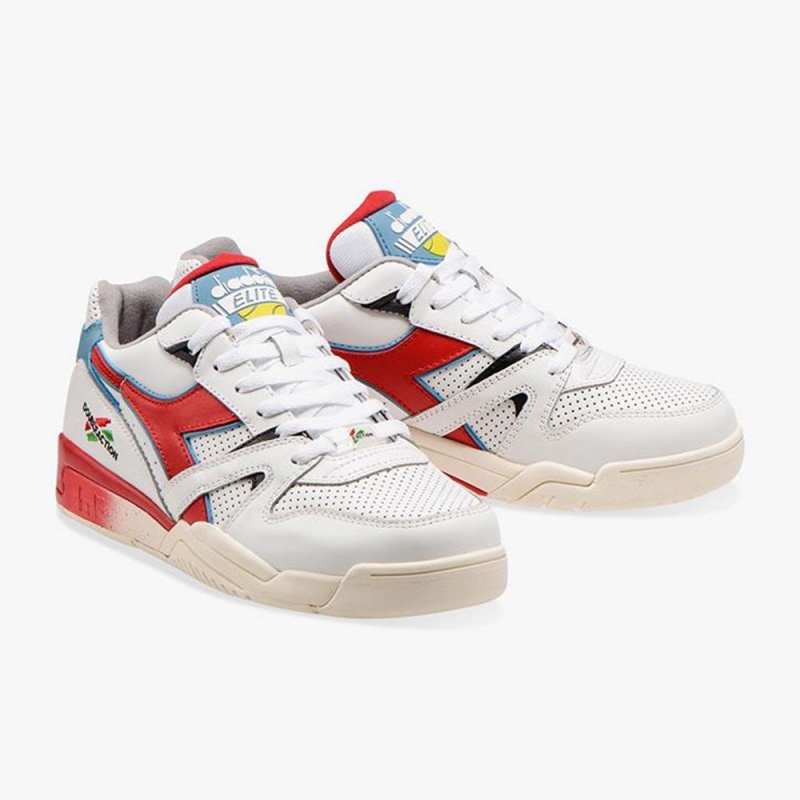 Diadora Duratech Låga Sneakers Dam Vita | DMZBQAE-58