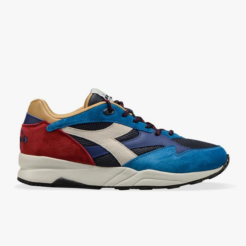 Diadora Eclipse Låga Sneakers Herr Blå | DBLGCOR-45