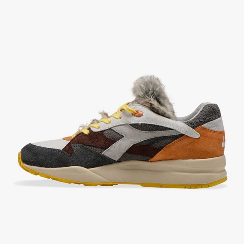 Diadora Eclipse Låga Sneakers Herr Grå | QLNVJIP-06