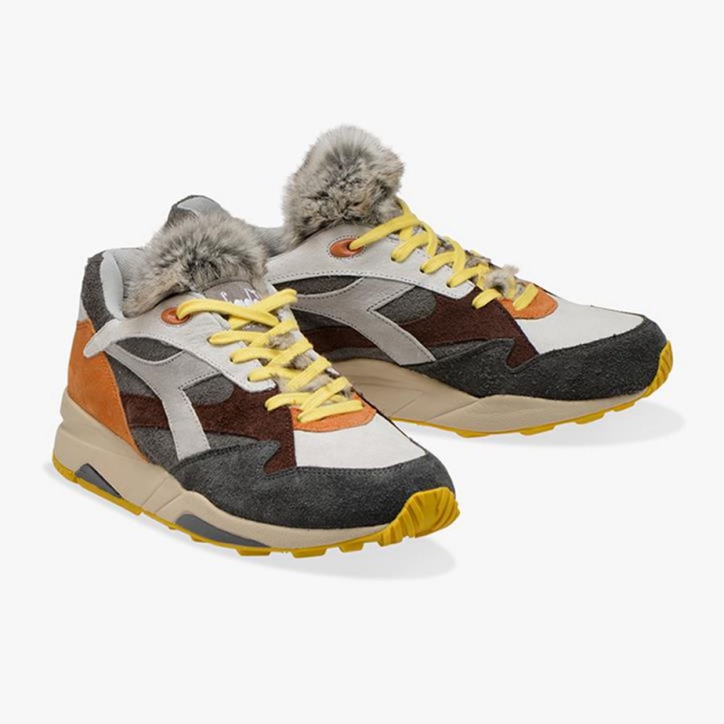 Diadora Eclipse Låga Sneakers Herr Grå | QLNVJIP-06