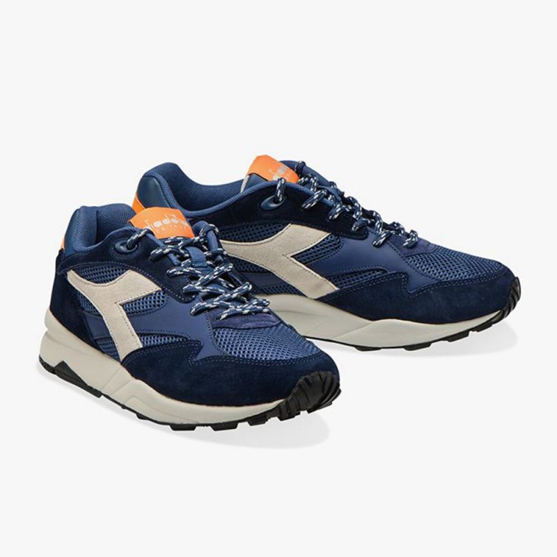 Diadora Eclipse Låga Sneakers Herr Marinblå | HZUDLXK-51