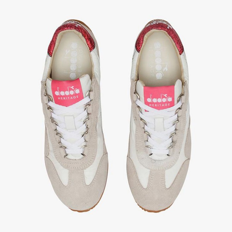 Diadora Equipe Låga Sneakers Dam Beige | MZNQJOR-03