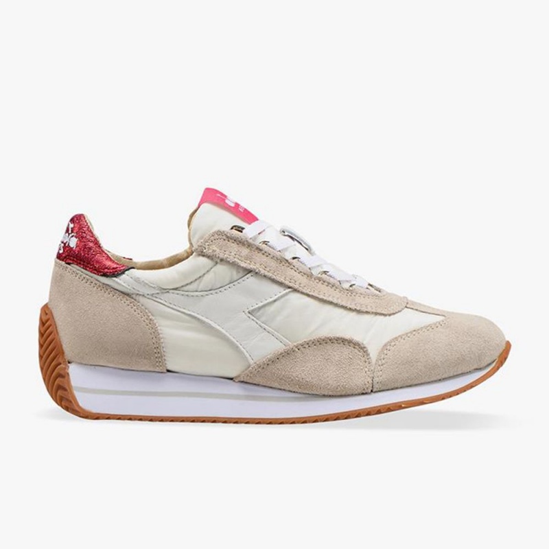 Diadora Equipe Låga Sneakers Dam Beige | MZNQJOR-03