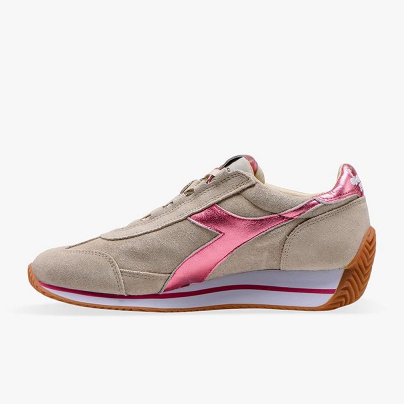 Diadora Equipe Låga Sneakers Dam Beige | SFOZDQU-03