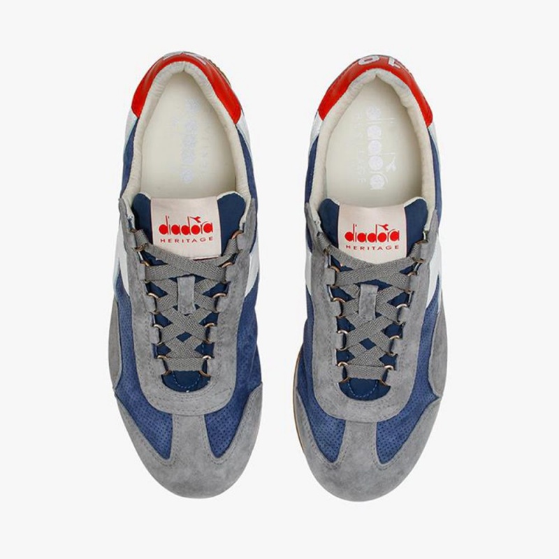 Diadora Equipe Låga Sneakers Dam Blå | QNFZBLJ-80