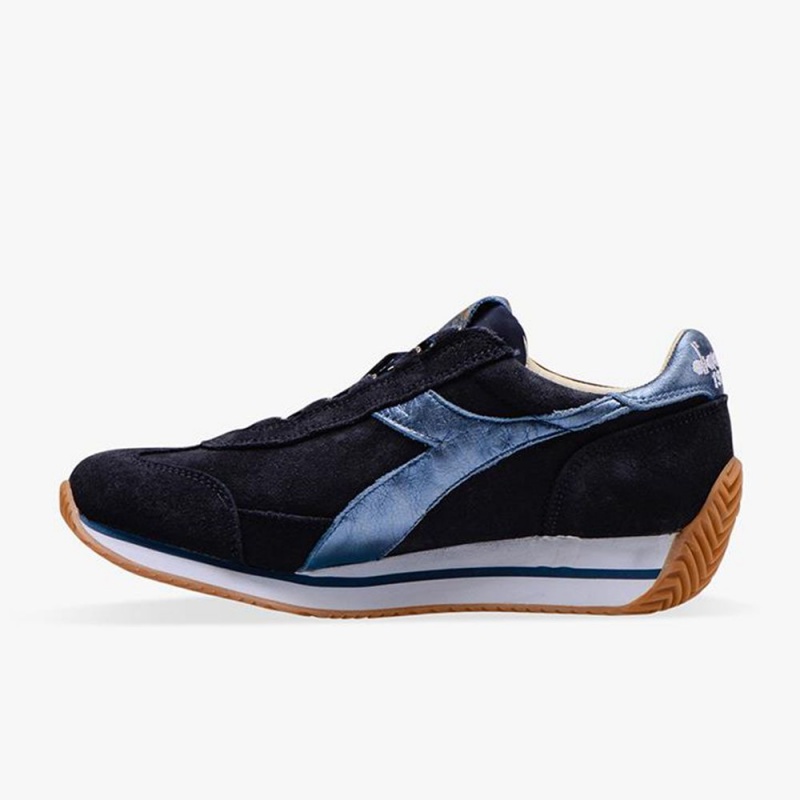 Diadora Equipe Låga Sneakers Dam Marinblå | EDFBTQH-72