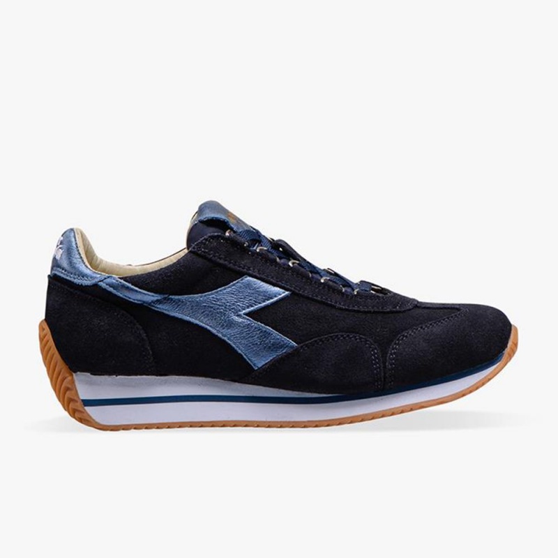 Diadora Equipe Låga Sneakers Dam Marinblå | EDFBTQH-72