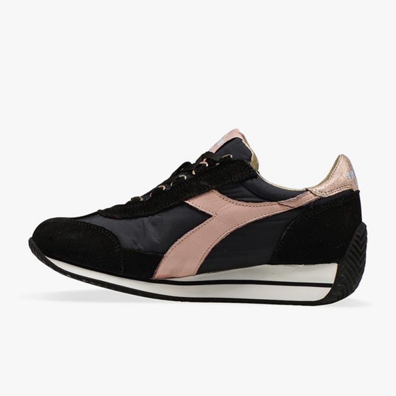 Diadora Equipe Låga Sneakers Dam Svarta | QRWVHGT-04