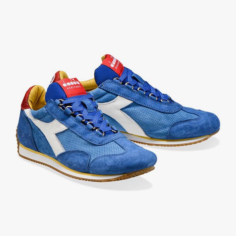 Diadora Equipe Låga Sneakers Herr Blå | NUDHLZI-23