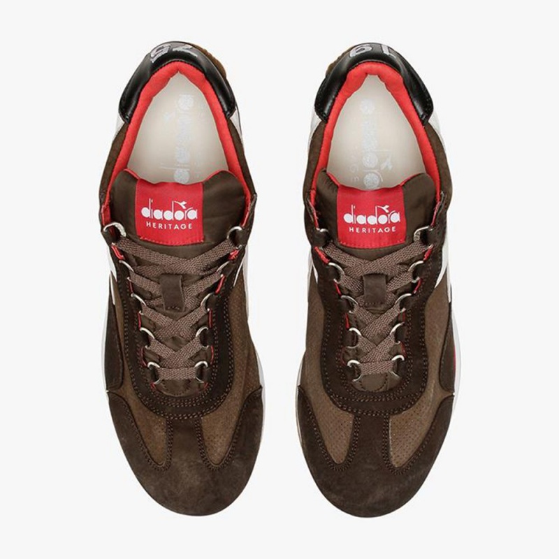 Diadora Equipe Låga Sneakers Herr Bruna | MFJUESW-06