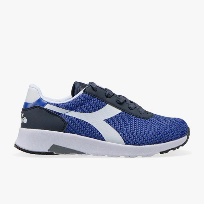 Diadora Evo Run Låga Sneakers Barn Blå | OTHYSXD-02