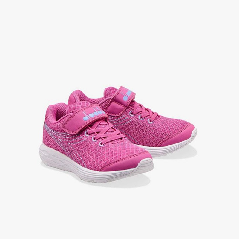 Diadora Flamingo Löparskor Barn Rosa | ULOGRVF-24