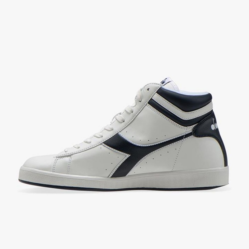 Diadora Game Höga Sneakers Dam Marinblå | PKCYHZO-38