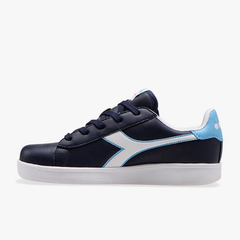 Diadora Game Låga Sneakers Barn Marinblå | TGFKXRJ-83