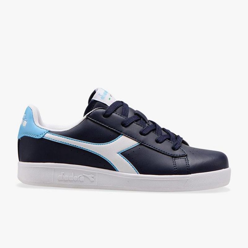 Diadora Game Låga Sneakers Barn Marinblå | TGFKXRJ-83