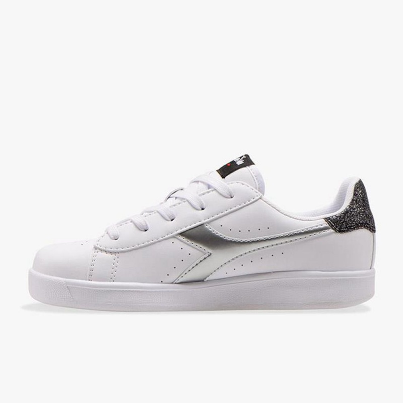 Diadora Game Låga Sneakers Barn Vita | WVXTCKZ-69