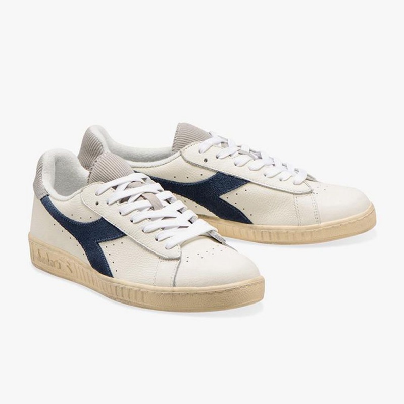 Diadora Game Låga Sneakers Dam Marinblå | MFNKRJP-96