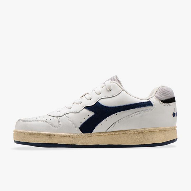 Diadora MI Basket Låga Sneakers Dam Marinblå | ITRBHEN-96